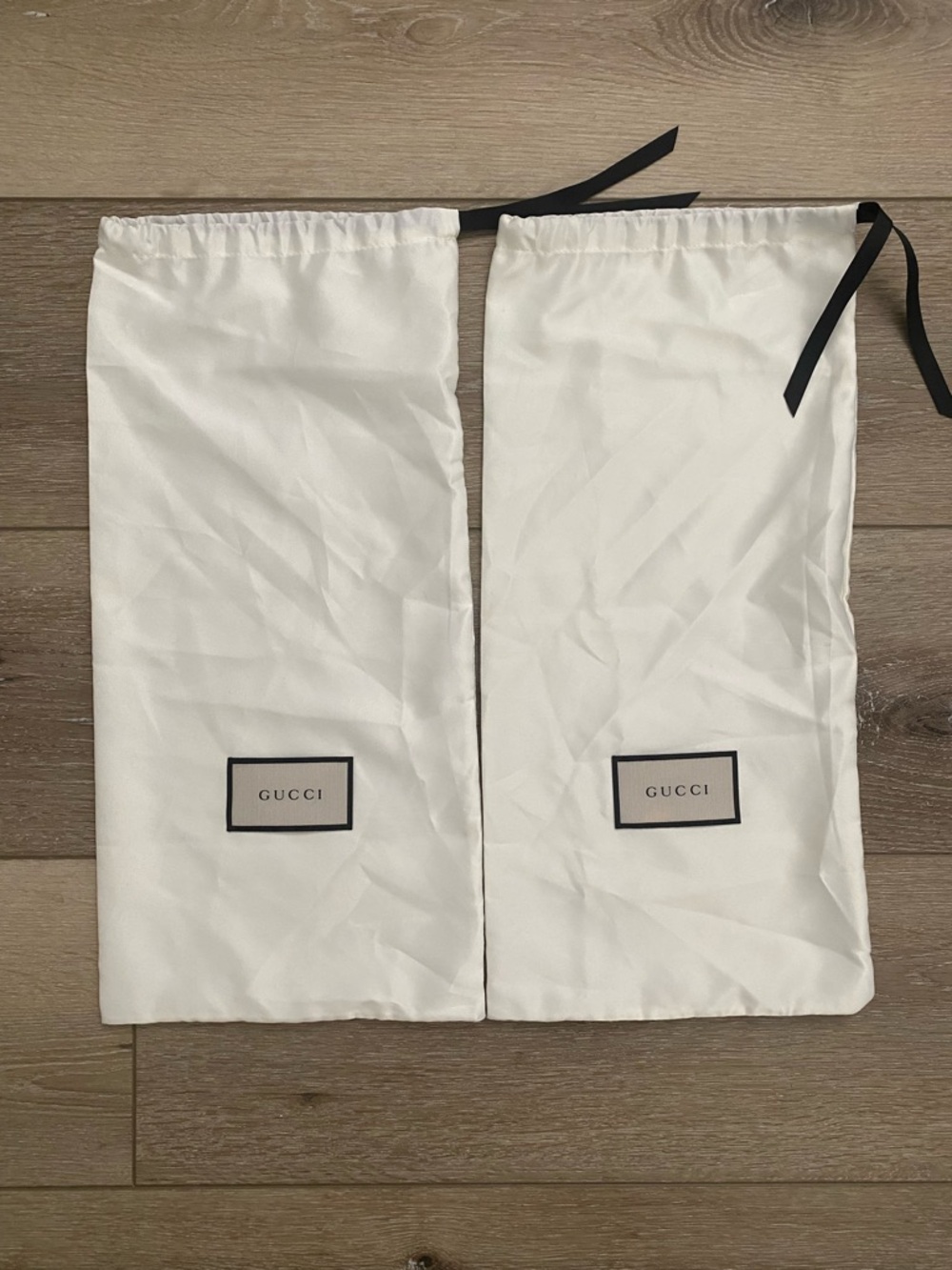 Lot of 2 Gucci White Dust Bag
